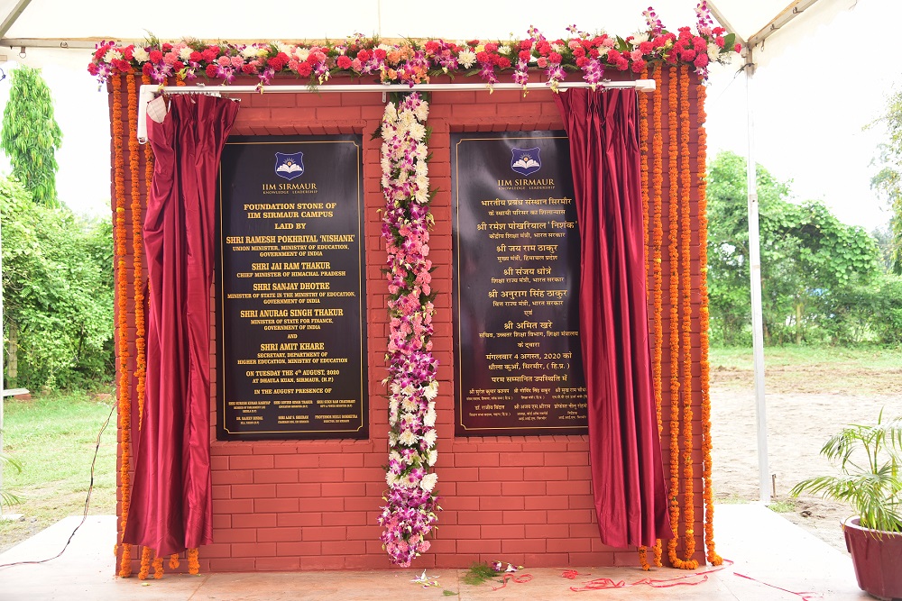 foundation-stone-iim-sirmaur-campus-2020